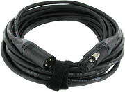 Cordial CPM 7,5 FM-FLEX микрофонный кабель XLR female/XLR male, разъемы Neutrik, 7,5 м, черный